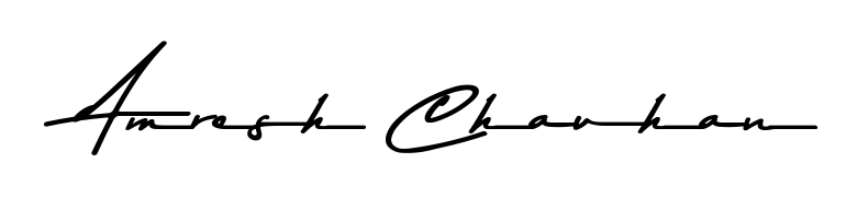 Elevate your brand with a stunning Amresh Chauhan eSignature. The Asem Kandis PERSONAL USE style provides a balanced, flowing aesthetic for everyday signing. Amresh Chauhan signature style 9 images and pictures png