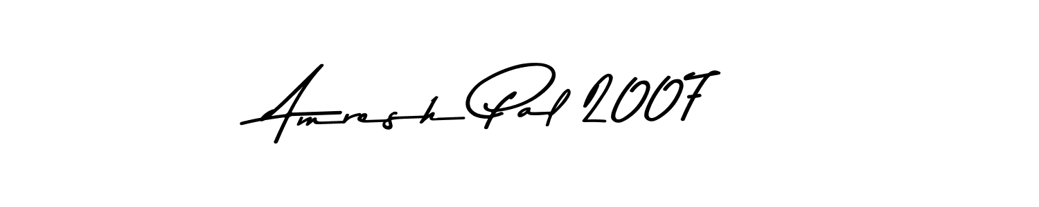 Also we have Amresh Pal 2007 name is the best signature style. Create professional handwritten signature collection using Asem Kandis PERSONAL USE autograph style. Amresh Pal 2007 signature style 9 images and pictures png