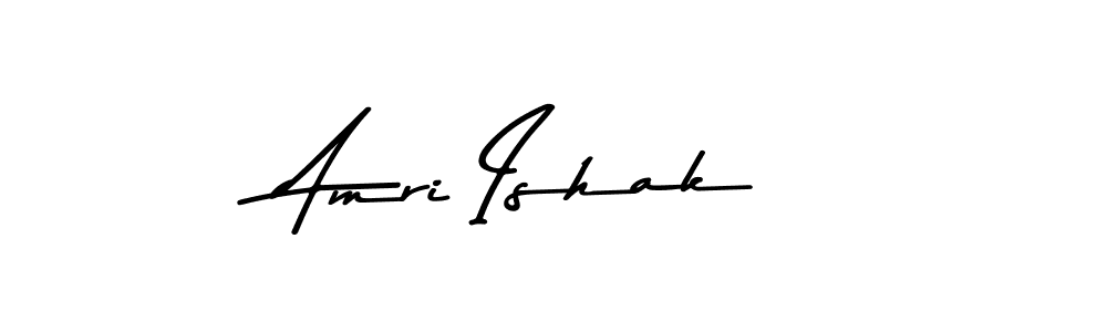 Make a beautiful signature design for name Amri Ishak. With this signature (Asem Kandis PERSONAL USE) style, you can create a handwritten signature for free. Amri Ishak signature style 9 images and pictures png