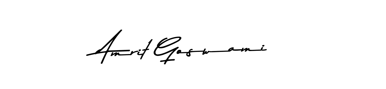 Asem Kandis PERSONAL USE is a professional signature style that is perfect for those who want to add a touch of class to their signature. It is also a great choice for those who want to make their signature more unique. Get Amrit Goswami name to fancy signature for free. Amrit Goswami signature style 9 images and pictures png