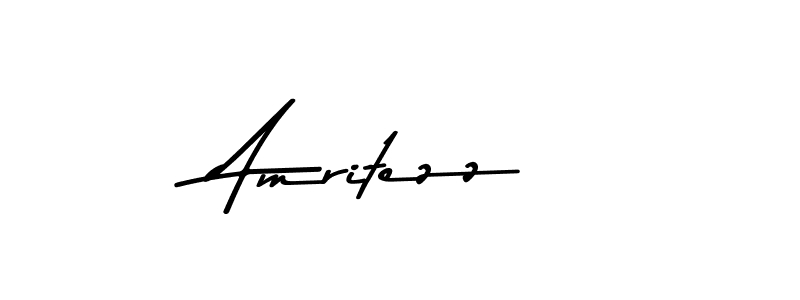 How to make Amritezz signature? Asem Kandis PERSONAL USE is a professional autograph style. Create handwritten signature for Amritezz name. Amritezz signature style 9 images and pictures png