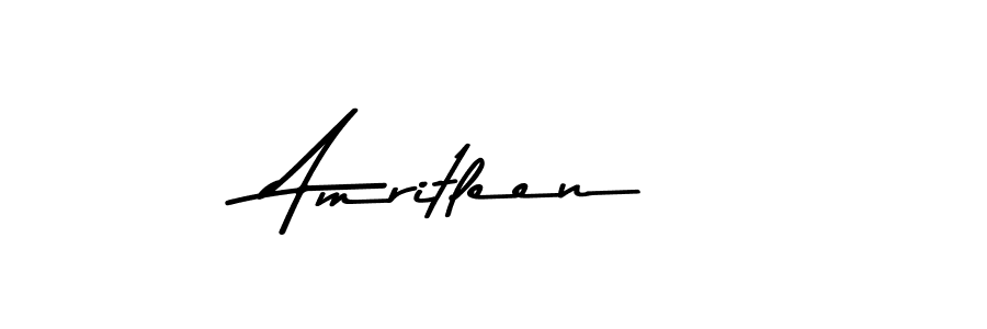 Design your own signature with our free online signature maker. With this signature software, you can create a handwritten (Asem Kandis PERSONAL USE) signature for name Amritleen. Amritleen signature style 9 images and pictures png