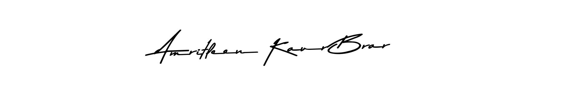 You should practise on your own different ways (Asem Kandis PERSONAL USE) to write your name (Amritleen Kaur Brar) in signature. don't let someone else do it for you. Amritleen Kaur Brar signature style 9 images and pictures png