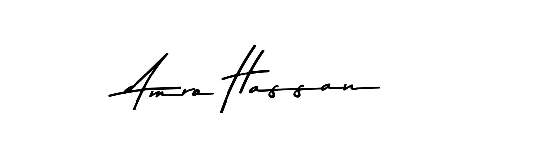 How to make Amro Hassan signature? Asem Kandis PERSONAL USE is a professional autograph style. Create handwritten signature for Amro Hassan name. Amro Hassan signature style 9 images and pictures png