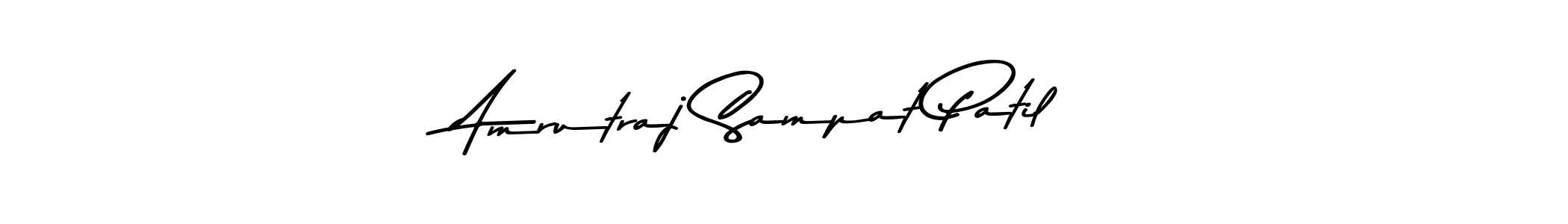 The best way (Asem Kandis PERSONAL USE) to make a short signature is to pick only two or three words in your name. The name Amrutraj Sampat Patil include a total of six letters. For converting this name. Amrutraj Sampat Patil signature style 9 images and pictures png