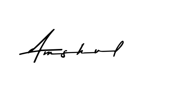 Amshul stylish signature style. Best Handwritten Sign (Asem Kandis PERSONAL USE) for my name. Handwritten Signature Collection Ideas for my name Amshul. Amshul signature style 9 images and pictures png