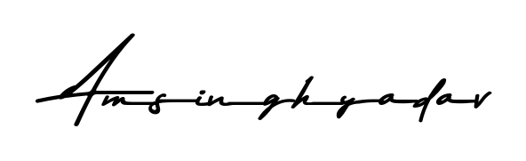 Elevate your brand with a stunning Amsinghyadav eSignature. The Asem Kandis PERSONAL USE style provides a balanced, flowing aesthetic for everyday signing. Amsinghyadav signature style 9 images and pictures png