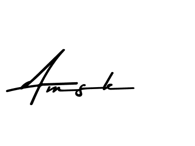 This is the best signature style for the Amsk name. Also you like these signature font (Asem Kandis PERSONAL USE). Mix name signature. Amsk signature style 9 images and pictures png