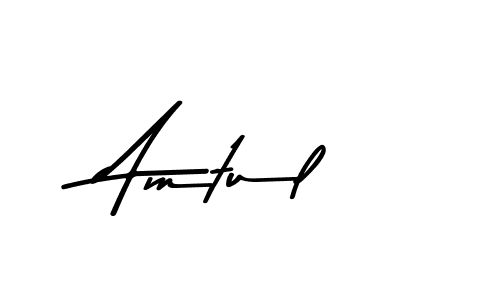 Make a beautiful signature design for name Amtul. With this signature (Asem Kandis PERSONAL USE) style, you can create a handwritten signature for free. Amtul signature style 9 images and pictures png