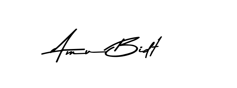 Design your own signature with our free online signature maker. With this signature software, you can create a handwritten (Asem Kandis PERSONAL USE) signature for name Amu Bidt. Amu Bidt signature style 9 images and pictures png