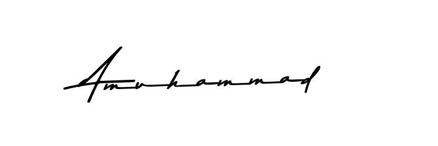 Use a signature maker to create a handwritten signature online. With this signature software, you can design (Asem Kandis PERSONAL USE) your own signature for name Amuhammad. Amuhammad signature style 9 images and pictures png