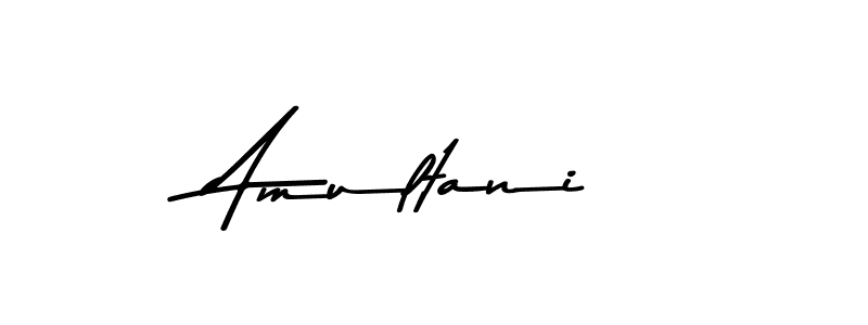 Use a signature maker to create a handwritten signature online. With this signature software, you can design (Asem Kandis PERSONAL USE) your own signature for name Amultani. Amultani signature style 9 images and pictures png