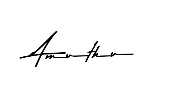 Also we have Amuthu name is the best signature style. Create professional handwritten signature collection using Asem Kandis PERSONAL USE autograph style. Amuthu signature style 9 images and pictures png