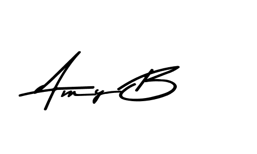 Amy B stylish signature style. Best Handwritten Sign (Asem Kandis PERSONAL USE) for my name. Handwritten Signature Collection Ideas for my name Amy B. Amy B signature style 9 images and pictures png