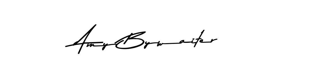 Use a signature maker to create a handwritten signature online. With this signature software, you can design (Asem Kandis PERSONAL USE) your own signature for name Amy Bywaiter. Amy Bywaiter signature style 9 images and pictures png