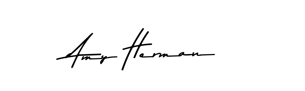 Design your own signature with our free online signature maker. With this signature software, you can create a handwritten (Asem Kandis PERSONAL USE) signature for name Amy Herman. Amy Herman signature style 9 images and pictures png