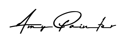 The Asem Kandis PERSONAL USE handwriting style adds charm and authenticity to name Amy Painter. A wonderful choice for personal thank-you notes. Amy Painter signature style 9 images and pictures png