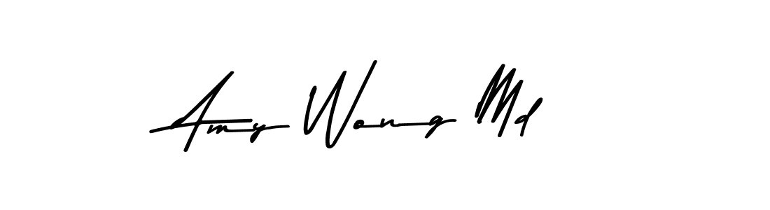 Design your own signature with our free online signature maker. With this signature software, you can create a handwritten (Asem Kandis PERSONAL USE) signature for name Amy Wong Md. Amy Wong Md signature style 9 images and pictures png