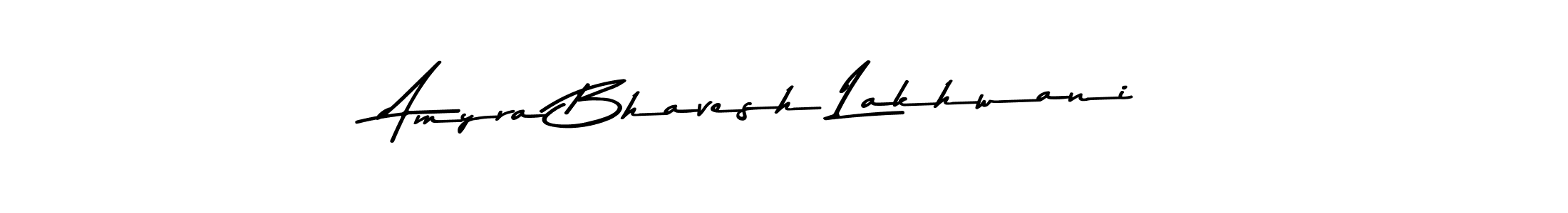 Make a beautiful signature design for name Amyra Bhavesh Lakhwani. With this signature (Asem Kandis PERSONAL USE) style, you can create a handwritten signature for free. Amyra Bhavesh Lakhwani signature style 9 images and pictures png