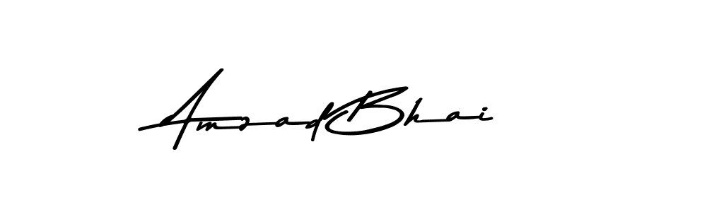 Create a beautiful signature design for name Amzad Bhai. With this signature (Asem Kandis PERSONAL USE) fonts, you can make a handwritten signature for free. Amzad Bhai signature style 9 images and pictures png