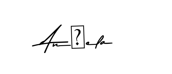 Make a beautiful signature design for name Anđela. With this signature (Asem Kandis PERSONAL USE) style, you can create a handwritten signature for free. Anđela signature style 9 images and pictures png