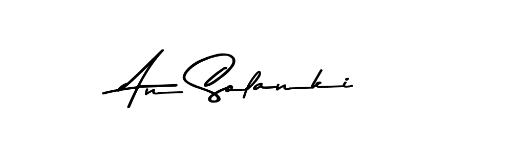 You should practise on your own different ways (Asem Kandis PERSONAL USE) to write your name (An Solanki) in signature. don't let someone else do it for you. An Solanki signature style 9 images and pictures png