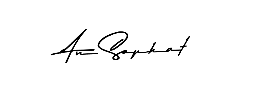 Create a beautiful signature design for name An Sophat. With this signature (Asem Kandis PERSONAL USE) fonts, you can make a handwritten signature for free. An Sophat signature style 9 images and pictures png