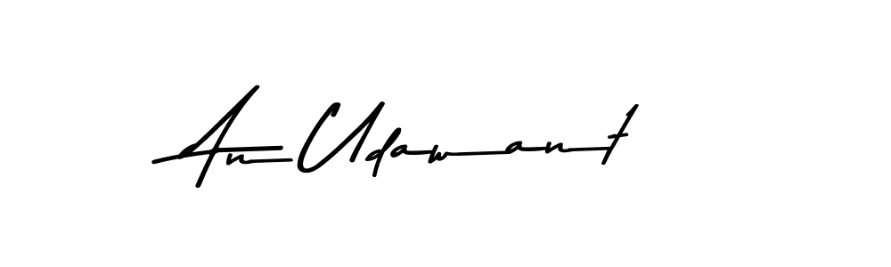 Similarly Asem Kandis PERSONAL USE is the best handwritten signature design. Signature creator online .You can use it as an online autograph creator for name An Udawant. An Udawant signature style 9 images and pictures png