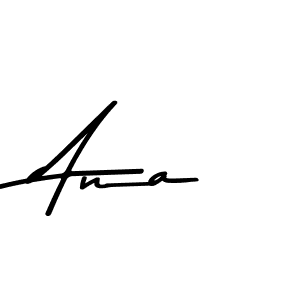 Design your own signature with our free online signature maker. With this signature software, you can create a handwritten (Asem Kandis PERSONAL USE) signature for name Ana. Ana signature style 9 images and pictures png