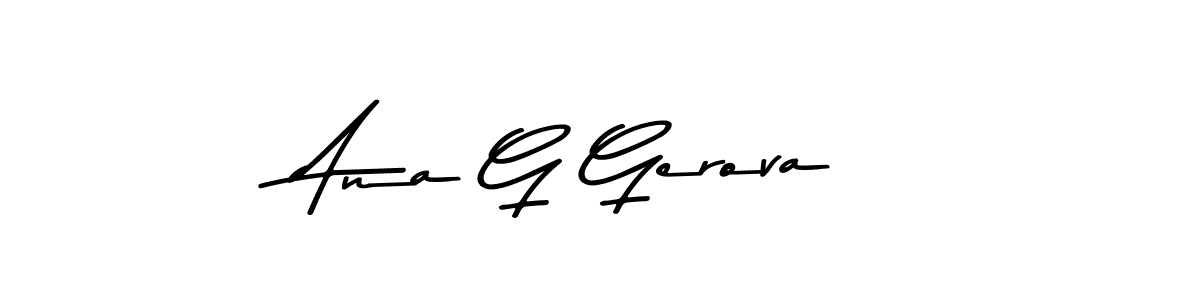 Similarly Asem Kandis PERSONAL USE is the best handwritten signature design. Signature creator online .You can use it as an online autograph creator for name Ana G Gerova. Ana G Gerova signature style 9 images and pictures png