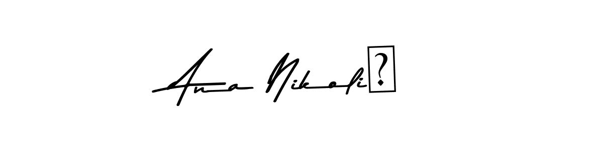 Also we have Ana Nikolić name is the best signature style. Create professional handwritten signature collection using Asem Kandis PERSONAL USE autograph style. Ana Nikolić signature style 9 images and pictures png