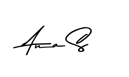 Best and Professional Signature Style for Ana S. Asem Kandis PERSONAL USE Best Signature Style Collection. Ana S signature style 9 images and pictures png