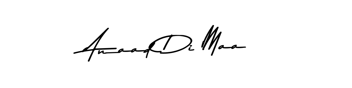 Also You can easily find your signature by using the search form. We will create Anaad Di Maa name handwritten signature images for you free of cost using Asem Kandis PERSONAL USE sign style. Anaad Di Maa signature style 9 images and pictures png