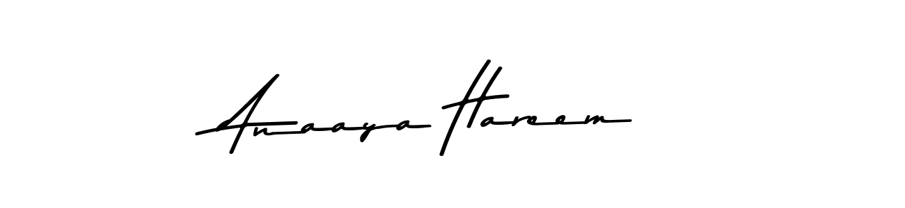 How to make Anaaya Hareem signature? Asem Kandis PERSONAL USE is a professional autograph style. Create handwritten signature for Anaaya Hareem name. Anaaya Hareem signature style 9 images and pictures png