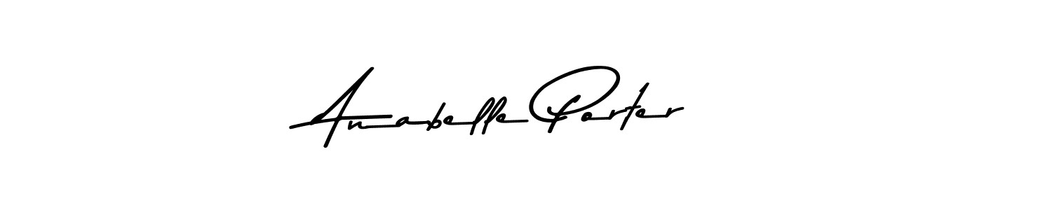 The best way (Asem Kandis PERSONAL USE) to make a short signature is to pick only two or three words in your name. The name Anabelle Porter include a total of six letters. For converting this name. Anabelle Porter signature style 9 images and pictures png