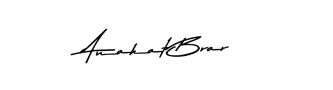 How to make Anahat Brar signature? Asem Kandis PERSONAL USE is a professional autograph style. Create handwritten signature for Anahat Brar name. Anahat Brar signature style 9 images and pictures png