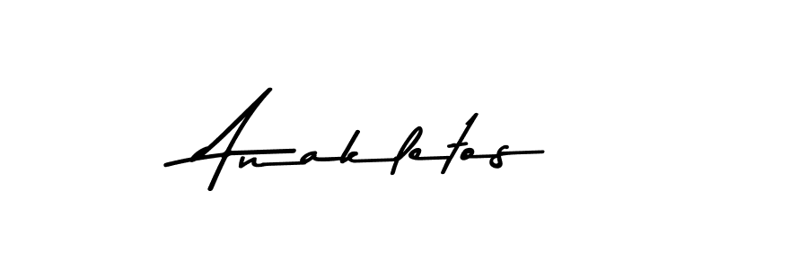 Create a beautiful signature design for name Anakletos. With this signature (Asem Kandis PERSONAL USE) fonts, you can make a handwritten signature for free. Anakletos signature style 9 images and pictures png