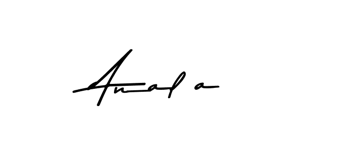 Use a signature maker to create a handwritten signature online. With this signature software, you can design (Asem Kandis PERSONAL USE) your own signature for name Analía. Analía signature style 9 images and pictures png