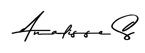 Discover the perfect balance of readability and style for Analisse S with Asem Kandis PERSONAL USE font. Create your dream signature today. Analisse S signature style 9 images and pictures png