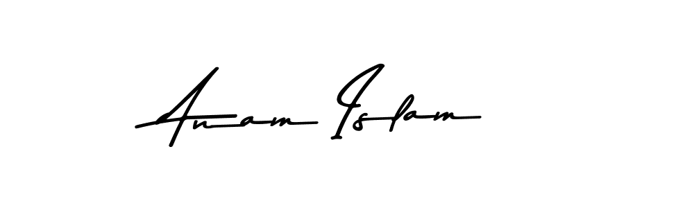 You should practise on your own different ways (Asem Kandis PERSONAL USE) to write your name (Anam Islam) in signature. don't let someone else do it for you. Anam Islam signature style 9 images and pictures png