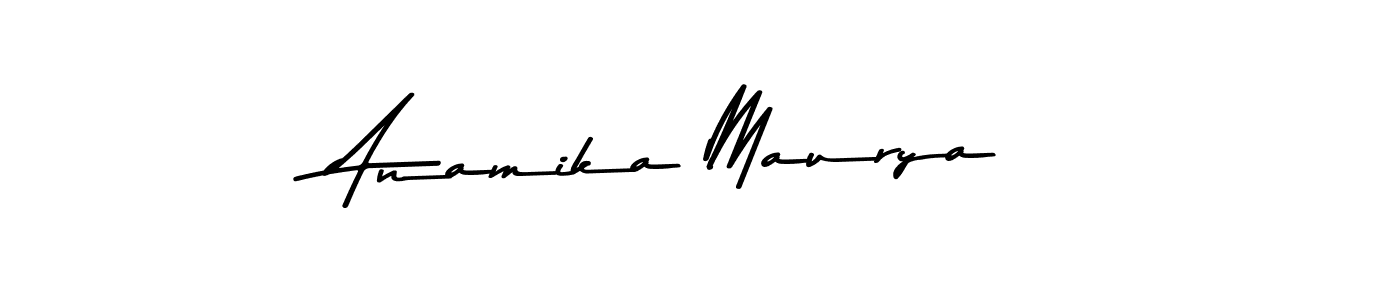How to make Anamika Maurya signature? Asem Kandis PERSONAL USE is a professional autograph style. Create handwritten signature for Anamika Maurya name. Anamika Maurya signature style 9 images and pictures png