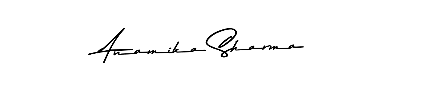 Anamika Sharma stylish signature style. Best Handwritten Sign (Asem Kandis PERSONAL USE) for my name. Handwritten Signature Collection Ideas for my name Anamika Sharma. Anamika Sharma signature style 9 images and pictures png