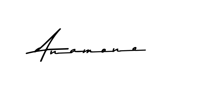 Use a signature maker to create a handwritten signature online. With this signature software, you can design (Asem Kandis PERSONAL USE) your own signature for name Anamone. Anamone signature style 9 images and pictures png