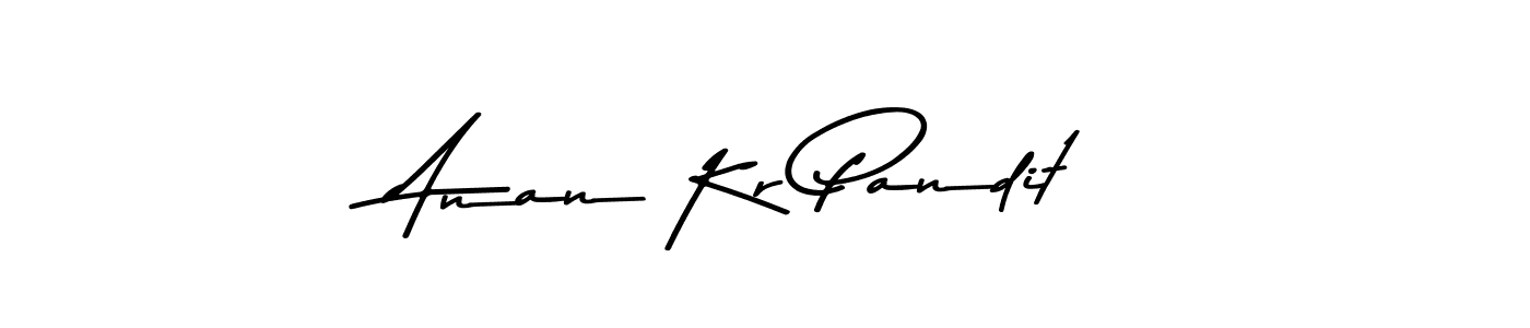 Anan Kr Pandit stylish signature style. Best Handwritten Sign (Asem Kandis PERSONAL USE) for my name. Handwritten Signature Collection Ideas for my name Anan Kr Pandit. Anan Kr Pandit signature style 9 images and pictures png