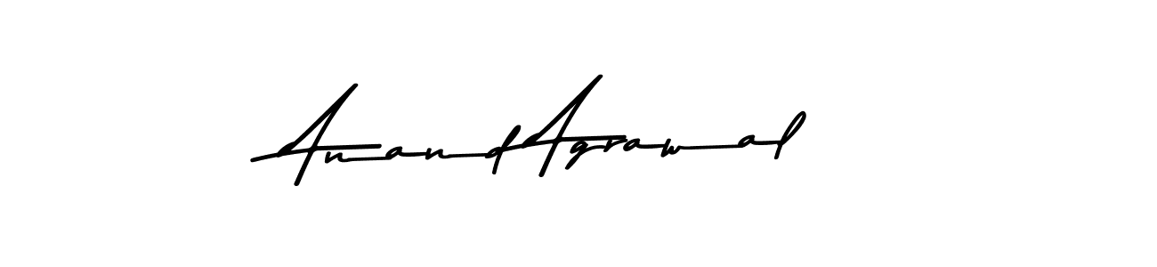 How to make Anand Agrawal name signature. Use Asem Kandis PERSONAL USE style for creating short signs online. This is the latest handwritten sign. Anand Agrawal signature style 9 images and pictures png