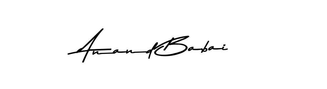 You should practise on your own different ways (Asem Kandis PERSONAL USE) to write your name (Anand Babai) in signature. don't let someone else do it for you. Anand Babai signature style 9 images and pictures png