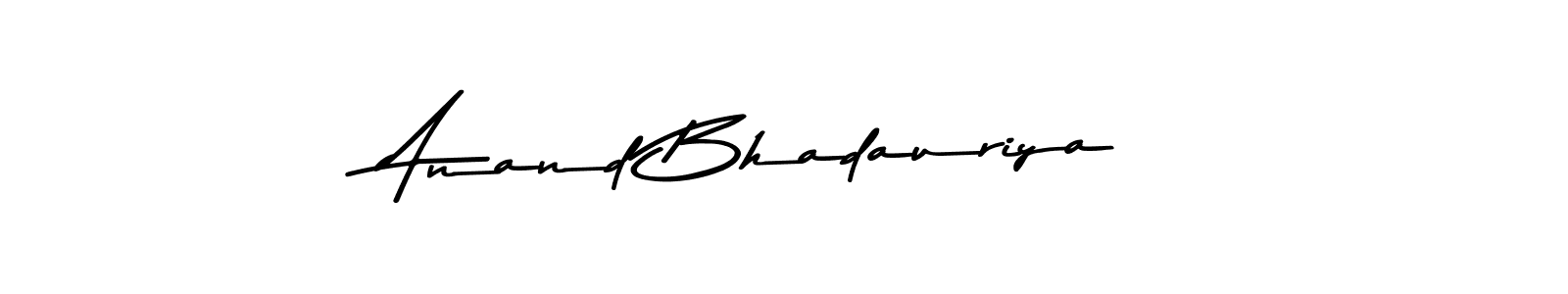 Design your own signature with our free online signature maker. With this signature software, you can create a handwritten (Asem Kandis PERSONAL USE) signature for name Anand Bhadauriya. Anand Bhadauriya signature style 9 images and pictures png