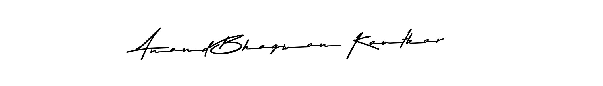 How to make Anand Bhagwan Kautkar name signature. Use Asem Kandis PERSONAL USE style for creating short signs online. This is the latest handwritten sign. Anand Bhagwan Kautkar signature style 9 images and pictures png