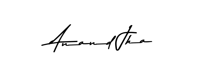 Make a beautiful signature design for name Anand Jha. With this signature (Asem Kandis PERSONAL USE) style, you can create a handwritten signature for free. Anand Jha signature style 9 images and pictures png