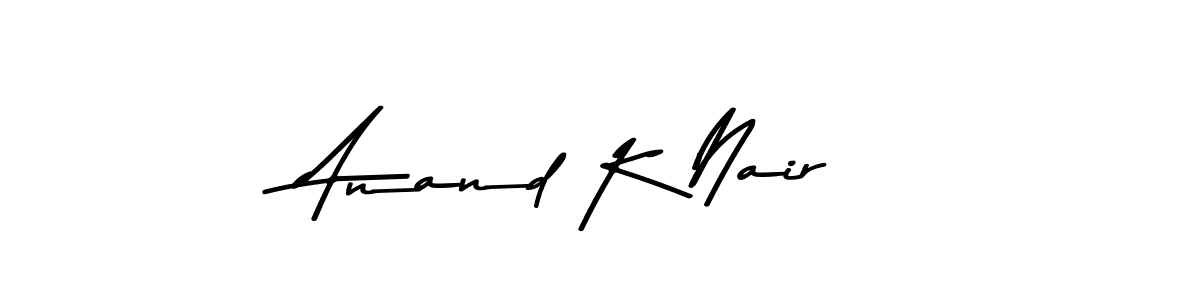 How to make Anand K Nair signature? Asem Kandis PERSONAL USE is a professional autograph style. Create handwritten signature for Anand K Nair name. Anand K Nair signature style 9 images and pictures png